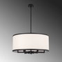 Opviq Way - 11656 Lámpara de araña en blanco y negro
